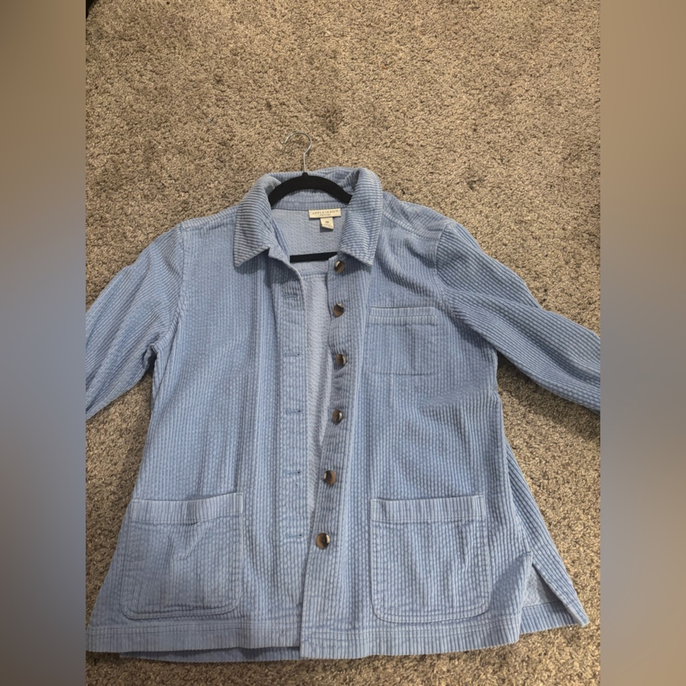 Blue Button-Up Jacket